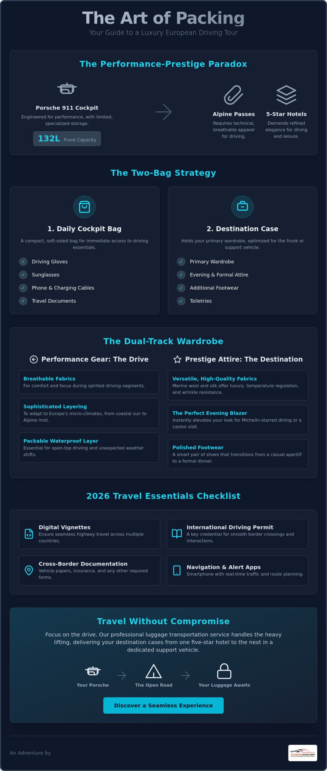 What to Pack for a Luxury European Driving Tour: The 2026 Connoisseur’s Checklist